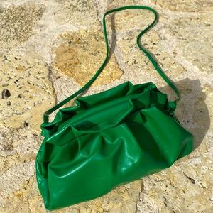Deep green purse